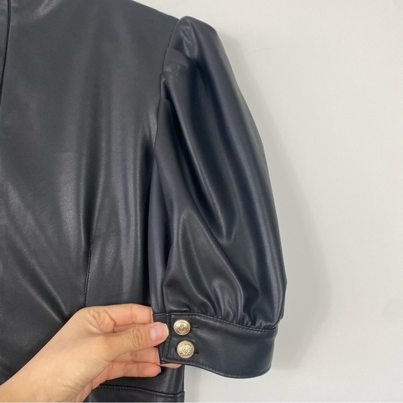 New Generation Love Janet Dress Puffer Sleeves Size Small in Black​​ - Picture 5 of 9